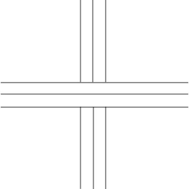 Крест на крест